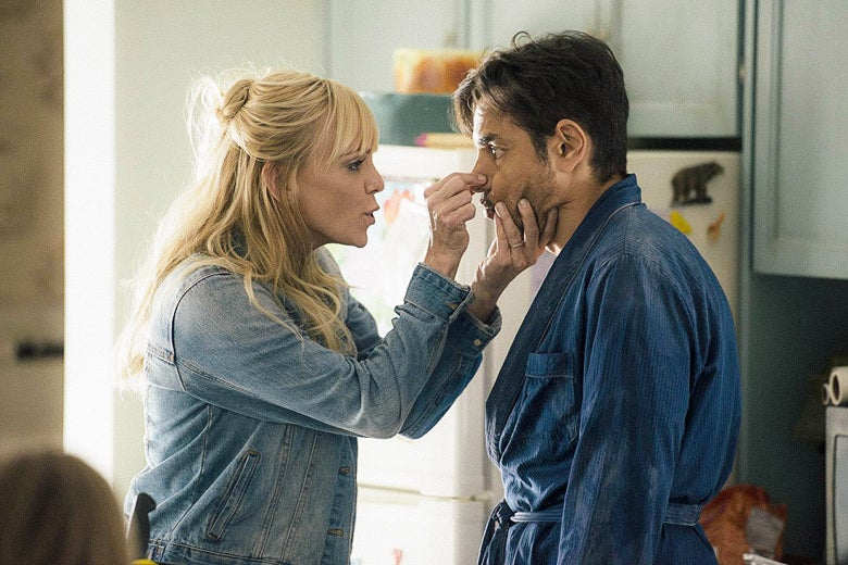 Anna Faris and Eugenio Derbez in Overboard.